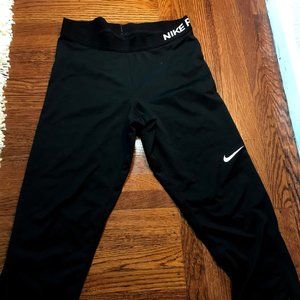 Nike Pro Black Capri Leggings